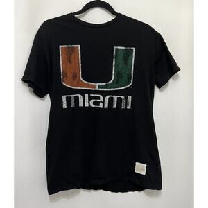 Miami Hurricanes Original Retro Vintage Tri Blend T Shirt Size Small